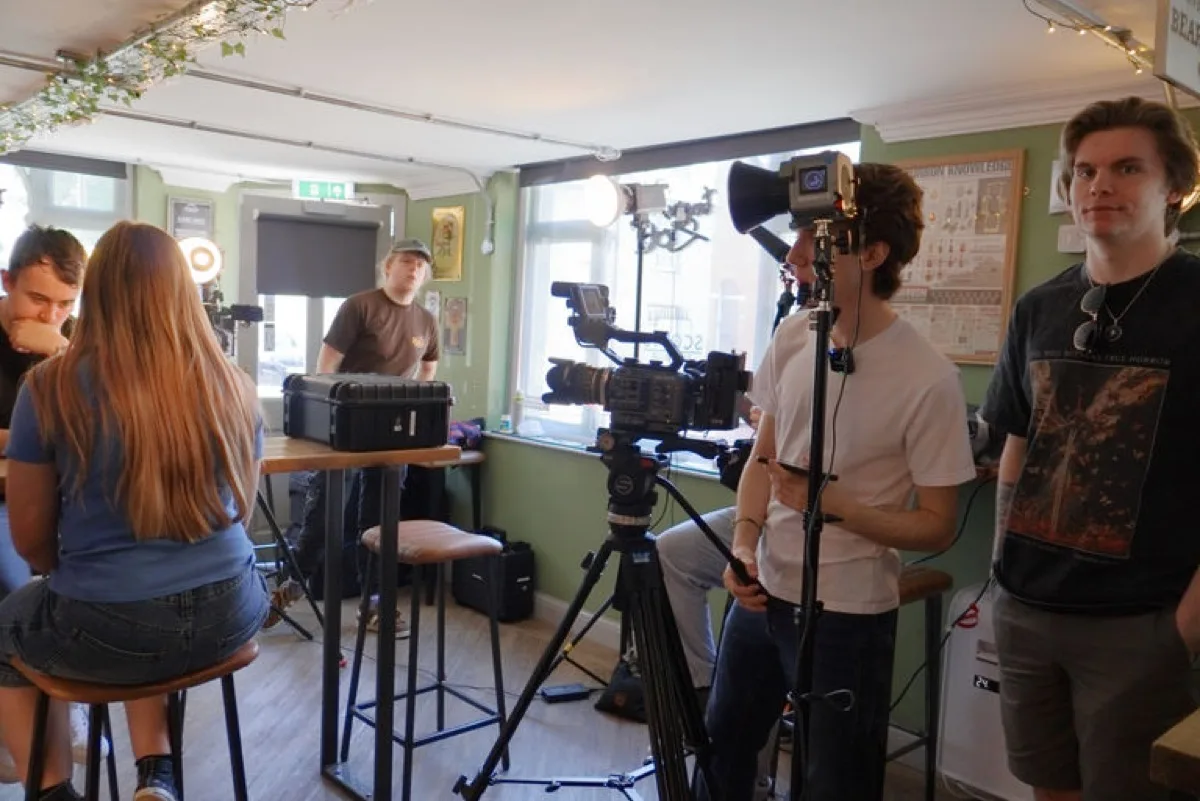 Behind the scenes - interior shoot