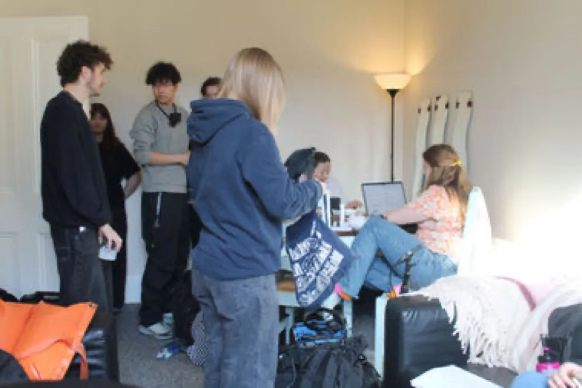 Behind the scenes - crew preparation